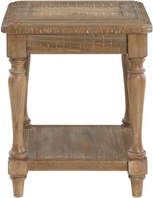 Winners Only® Augusta Rustic Brown End Table-2