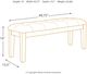 Signature Design by Ashley® Ralene Medium Brown Dining Bench-1