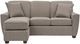 La-Z-Boy® Piper Stone Sofa with Chaise-1