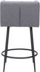 Zuo® Modern Horbat Gray Counter Stool-3