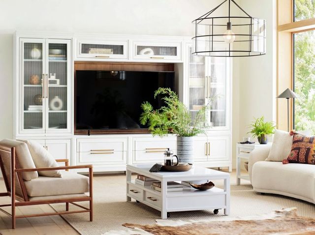 aspenhome® Alexander White Entertainment Wall-1