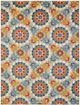 KAS Rugs Calla Ivory/Multi Manor 5'x7' Area Rug-0