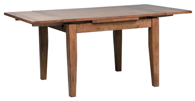 Liberty Furniture Treasures Rustic Oak Retractable Dining Table-0