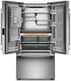 KitchenAid® 36'' 23.9 Cu. Ft PrintShield Stainless Counter Depth French Door Refrigerator with External Water Dispenser-1