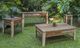 International Furniture Direct Antique Multi-Colored Chair Side Table-4