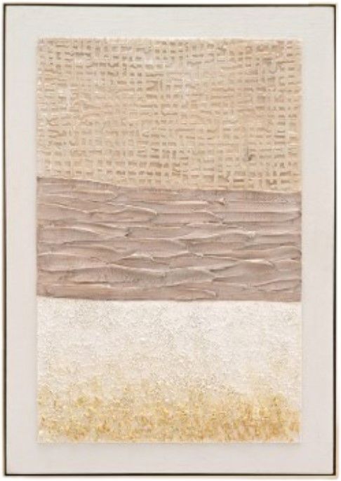 Classy Living Organic Desert Gold Luxe Texture Wall Art-0