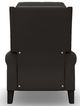 Best® Home Furnishings Customizable Joanna Leather Power High Leg Recliner with Power Tilt Headrest and Espresso Legs-3