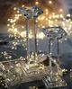 A & B Home Leon Crystal Clear Candle Holder-5