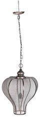 A & B Home Silver Nicollet Crown Hanging Light Fixture-1