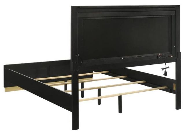 Coaster® Caraway 4-Piece Black California King Bedroom Set-2