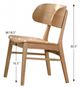 Winners Only® Uptown Natural Oak Barrel Back Side Chair-1