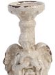 A & B Home White Washed Candle Holder-1