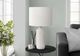 Monarch Specialties Inc. Cream Ceramic Table Lamp with Ivory Shade-2