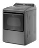 Whirlpool® 7.4 Cu. Ft. Chrome Shadow Front Load Gas Dryer-1