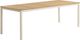 TOV Furniture Sardinia Cream Aluminum/Wooden Outdoor Dining Table with Light Teak Legs-0