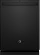 GE® ENERGY STAR® 24" Black Top Control Built-In Dishwasher with Sanitize Cycle-0