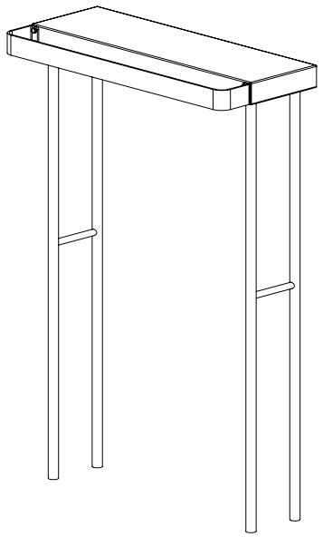 Alfresco™ High Shelf-Stainless Steel-1