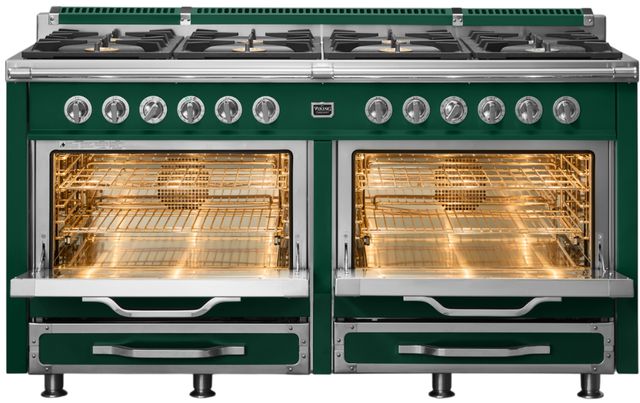 Viking® Tuscany 66" Ivy Pro Style Dual Fuel Range with 2 Induction-1
