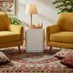 Crestview Collection Gibson White Washed End Table-1