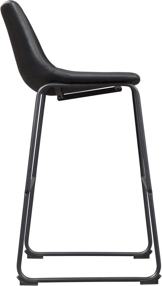 Signature Design by Ashley® Centiar Black Pub Height Bar Stool-3