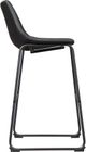 Signature Design by Ashley® Centiar Black Pub Height Bar Stool-3
