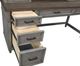 aspenhome® Caraway Aged Slate Single Pedestal Desk-3