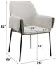ACME Furniture Jirina 2-Piece Beige Arm Chair Set-2