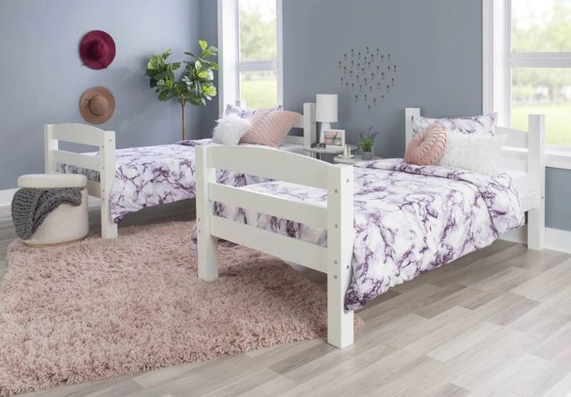 Powell® Porter White Twin/Twin Youth Bunk Bed-2