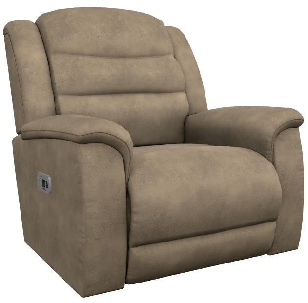 La-Z-Boy® Redwood Mushroom Power Rocking Recliner with Headrest-0
