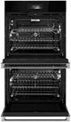 Jennair® NOIR™ 30" Stainless Steel Double Electric Wall Oven with MultiMode® True Convection-1
