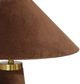 TOV Furniture Graham Chocolate Brown Velvet Table Lamp-5