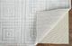 Feizy Redford Silver/White 5' x 8' Rug-4