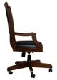 Liberty Furniture Brayton Manor Black/Cognac Junior Executive Desk Chair-3
