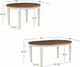 Powell® Stanbury Brown Dining Table with Antique White Base-2