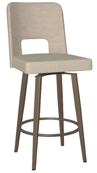 Amisco Customizable Chase Swivel Bar Stool-0