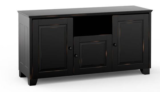 Salamander Design Chameleon Hampton TV Stand-Distressed Black