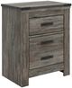 Signature Design by Ashley® Frandern Gray Nightstand-0