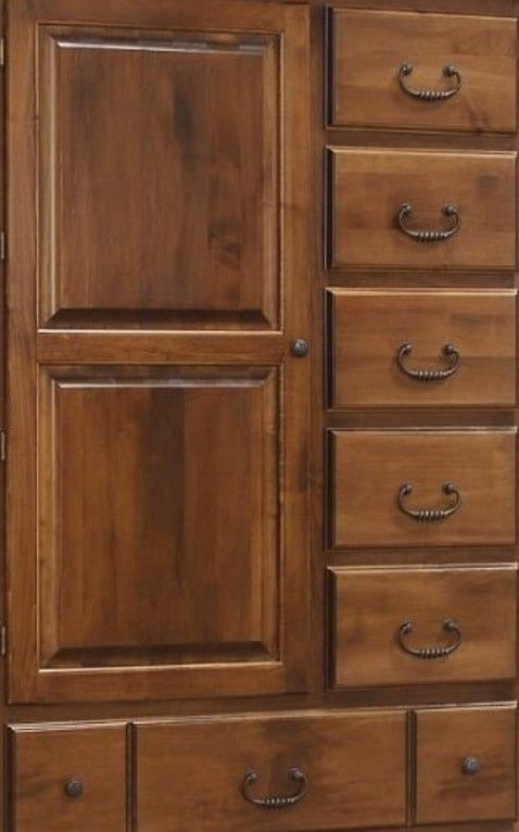 Wolfcraft Furniture Stonehaven Brown Gentleman’s Chest-2
