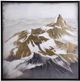 Stylecraft Brown/White Painted Canvas Home Decor-1