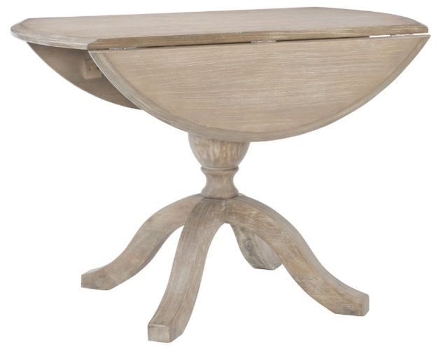 Linon Torino Gray Wash Drop Leaf Dining Table-1