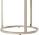 HH2 Home Swanson Bone White/Distressed White Metal Vanity Stool-4