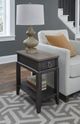 Null Furniture Lake Lure Gray Fog Chairside End Table-1