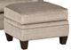 King Hickory Customizable Gracie Fabric Ottoman-0
