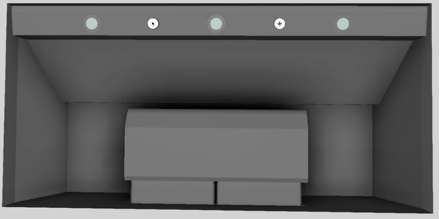 Vent-A-Hood® 48" Gunsmoke Wall Mounted Liner Insert-2