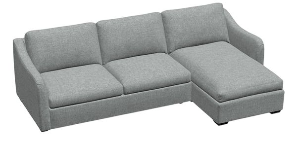 Palliser® Furniture Customizable Madison Modern English 2-Piece Chaise Sectional-0