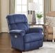 La-Z-Boy® Pinnacle Navy Power Rocking Recliner with Headrest and Lumbar-3