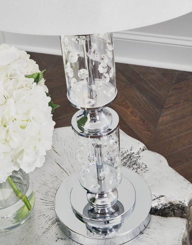 Signature Design by Ashley® Laramae Chrome Metal Table Lamp-2