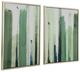 A & B Home 2-Piece Blue/Green Printed Acrylic Wall Art Set-0