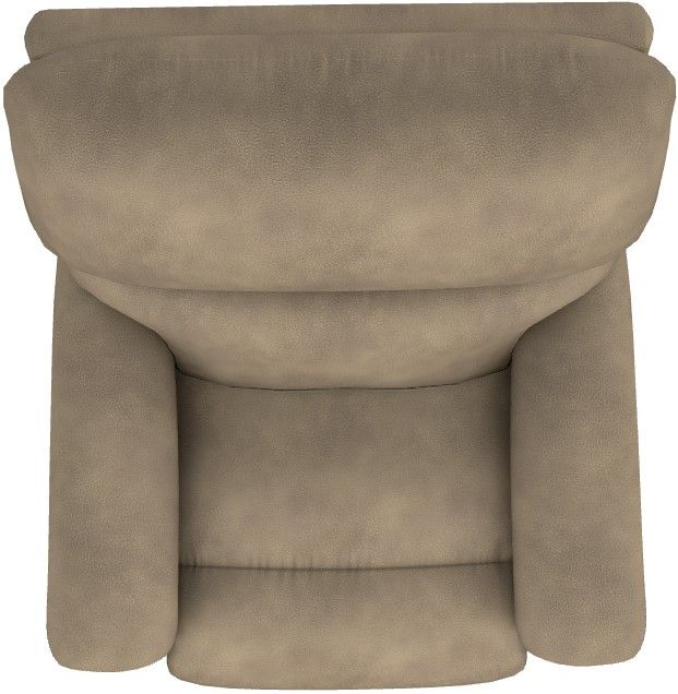 La-Z-Boy® Brooks Mushroom Power Rocking Recliner with Headrest-4