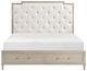 Homelegance® Genoa Ivory/Light Oak California King Storage Platform Bed-2